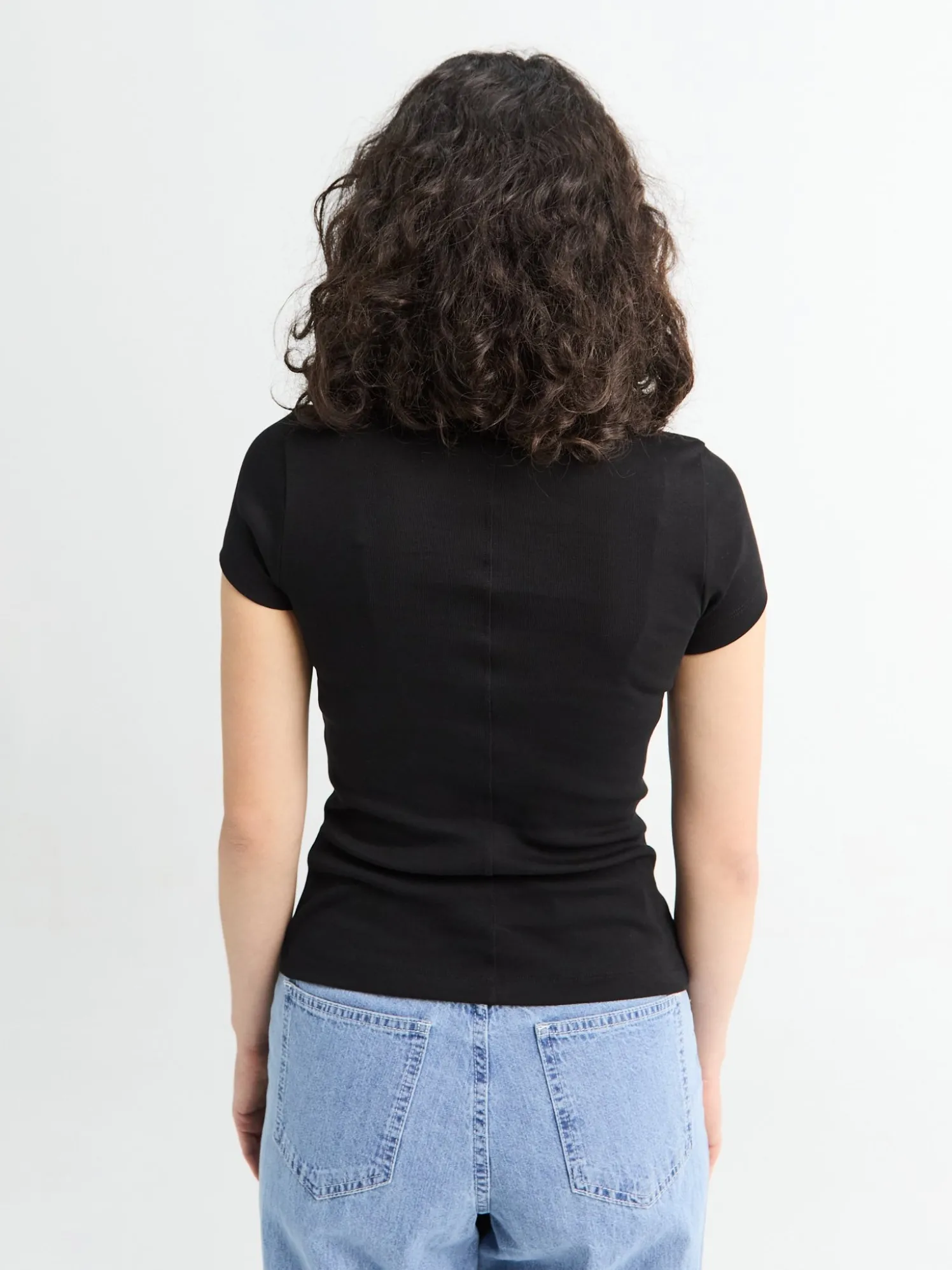 Jill Baby Tee i sort