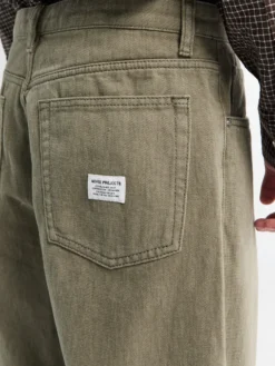 Korshavn Relaxed 5 Pocket Heavy Twill Shorts i Vetiver