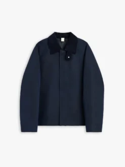 Kort Raglan Frakke i Navy