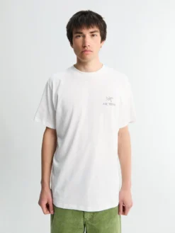 Kragg SL Cotton Bird Word Shortsleeved i Hvid Lys