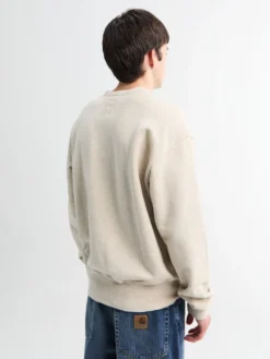 Kulhuse Cotton Linen Loopback Sweatshirt i Natur