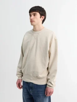 Kulhuse Cotton Linen Loopback Sweatshirt i Natur