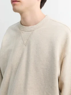 Kulhuse Cotton Linen Loopback Sweatshirt i Natur
