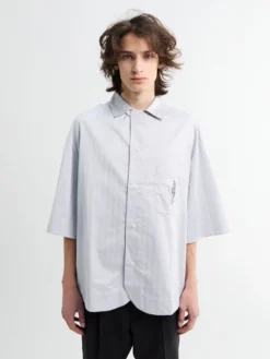 La Chemise Cardigan i Rosmarin Lyseblå