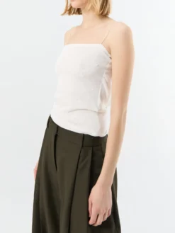 La Maille Plumetis top i Off White