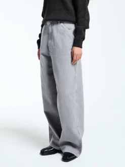 Large Pants in Heather i grå