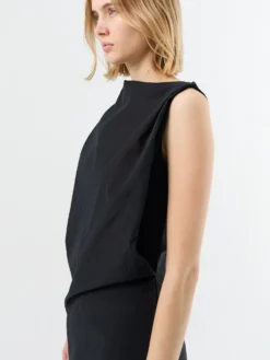 La Robe Drap Dress i Sort