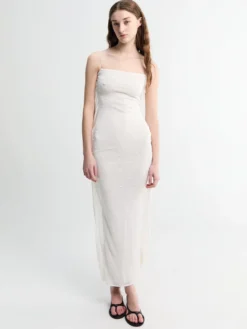 La Robe Maille Plumetis i Off White