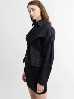 La Veste Chale in Dark Navy