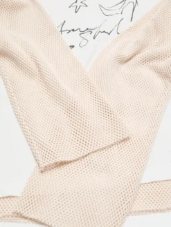 Layered Mesh T shirt i Off-White