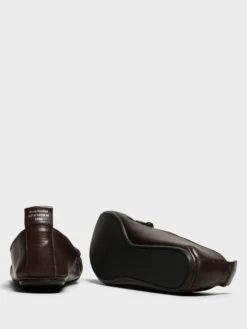 Læder Loafers i Mørkebrun