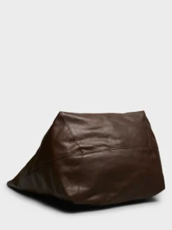Læder Tote Bag i Brun