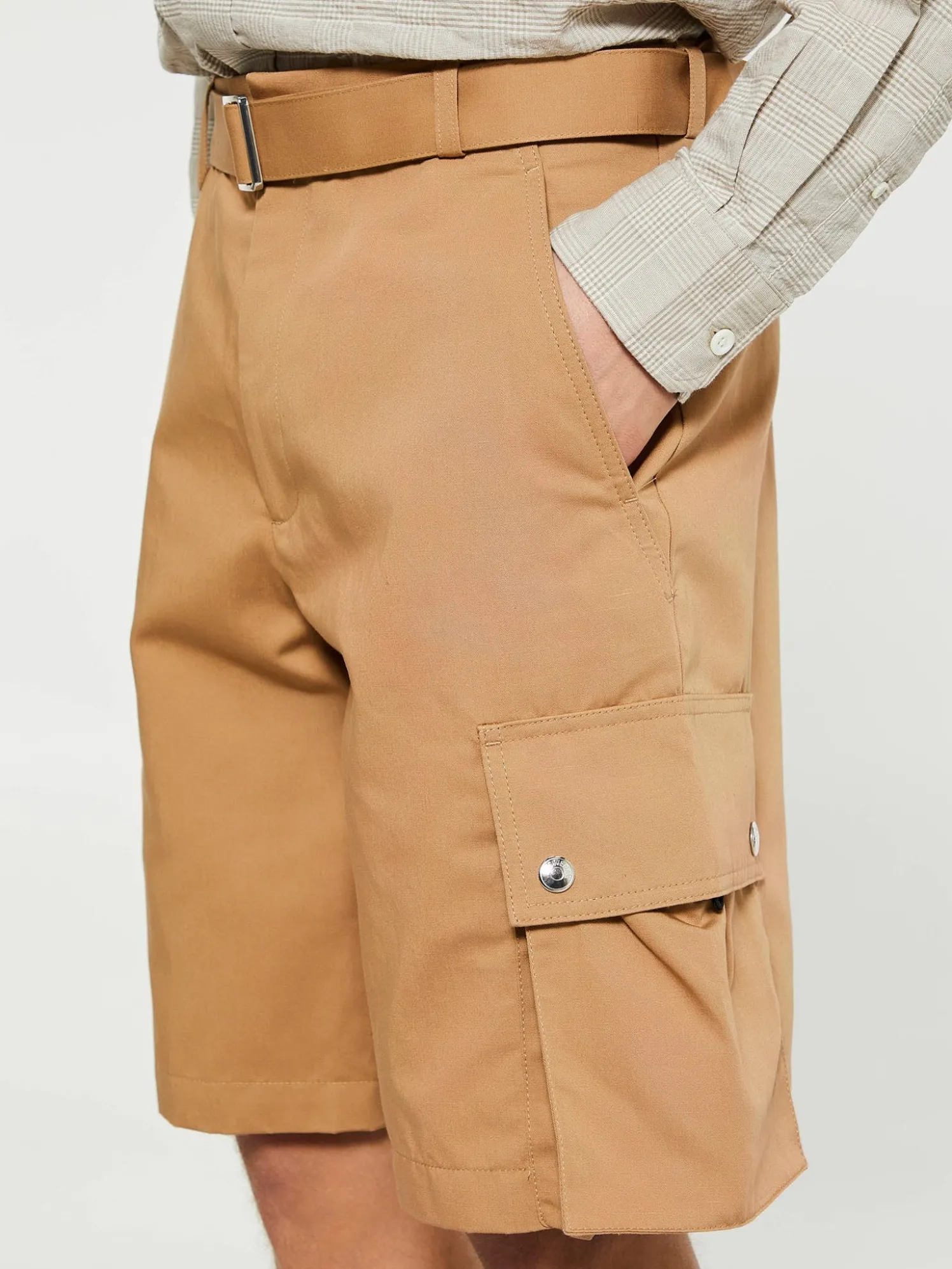 Le Cargo Bermuda Shorts i Camel
