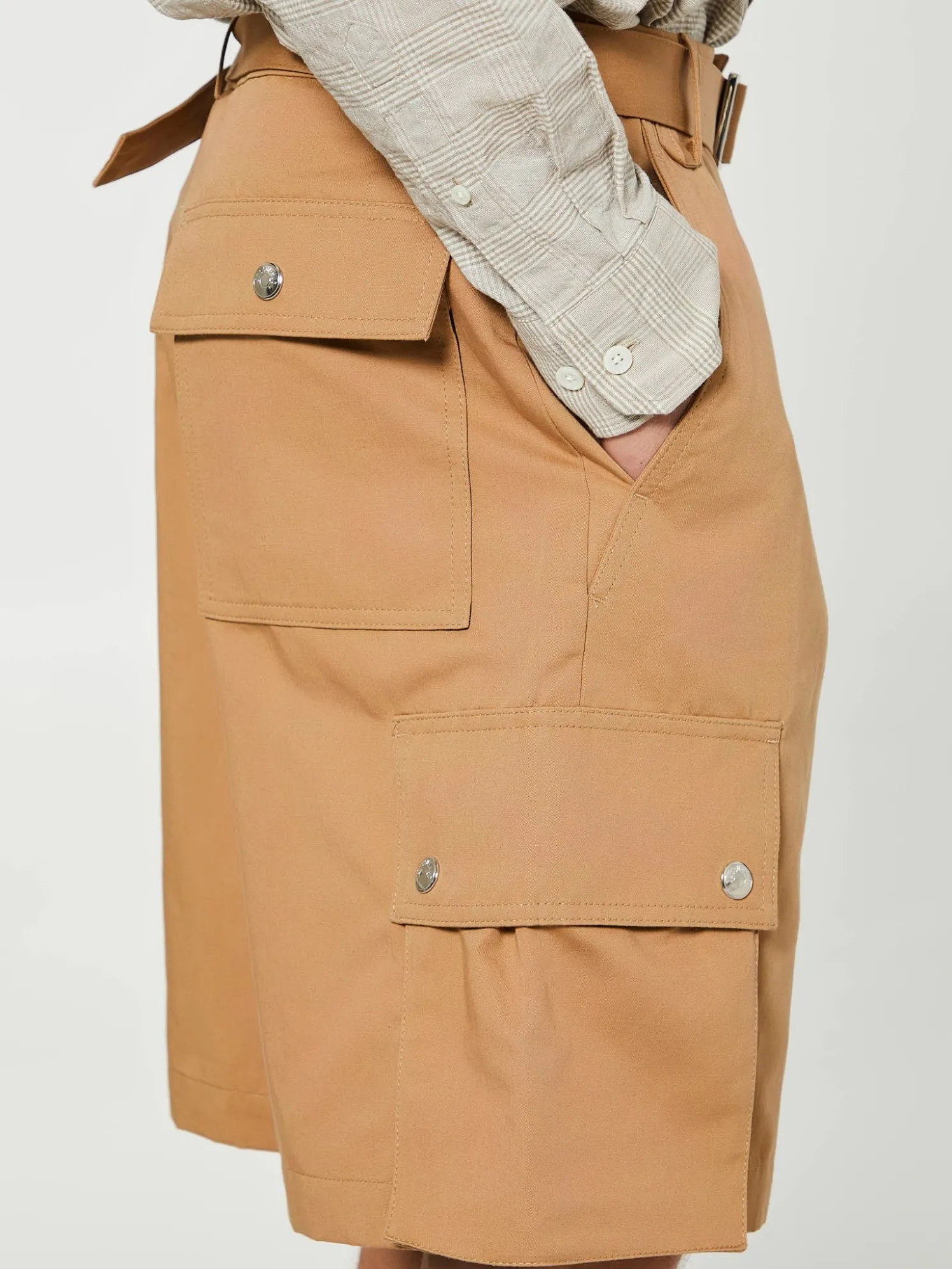 Le Cargo Bermuda Shorts i Camel