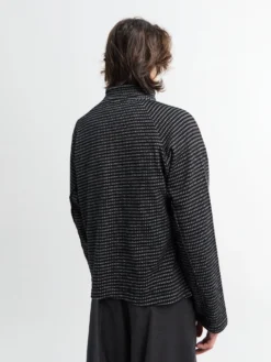 Leisure Zip Up i Sort Experienced Check