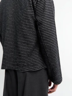 Leisure Zip Up i Sort Experienced Check