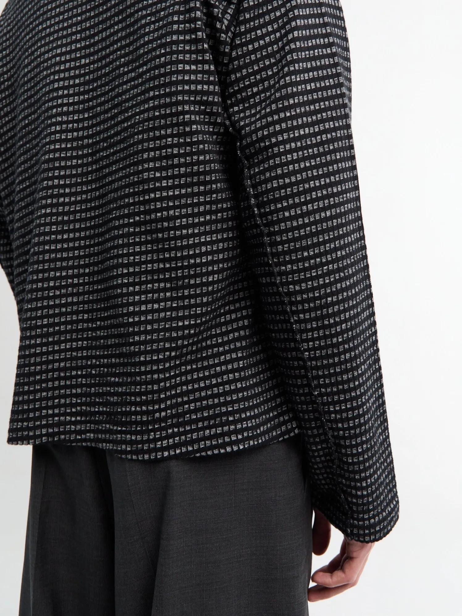 Leisure Zip Up i Sort Experienced Check
