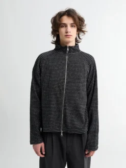 Leisure Zip Up i Sort Experienced Check