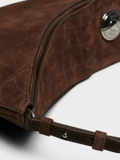 Le Ovalo Hobo Taske i Mørk Brun