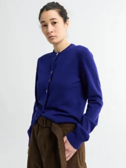 Letvægts Cardigan i Violet Night