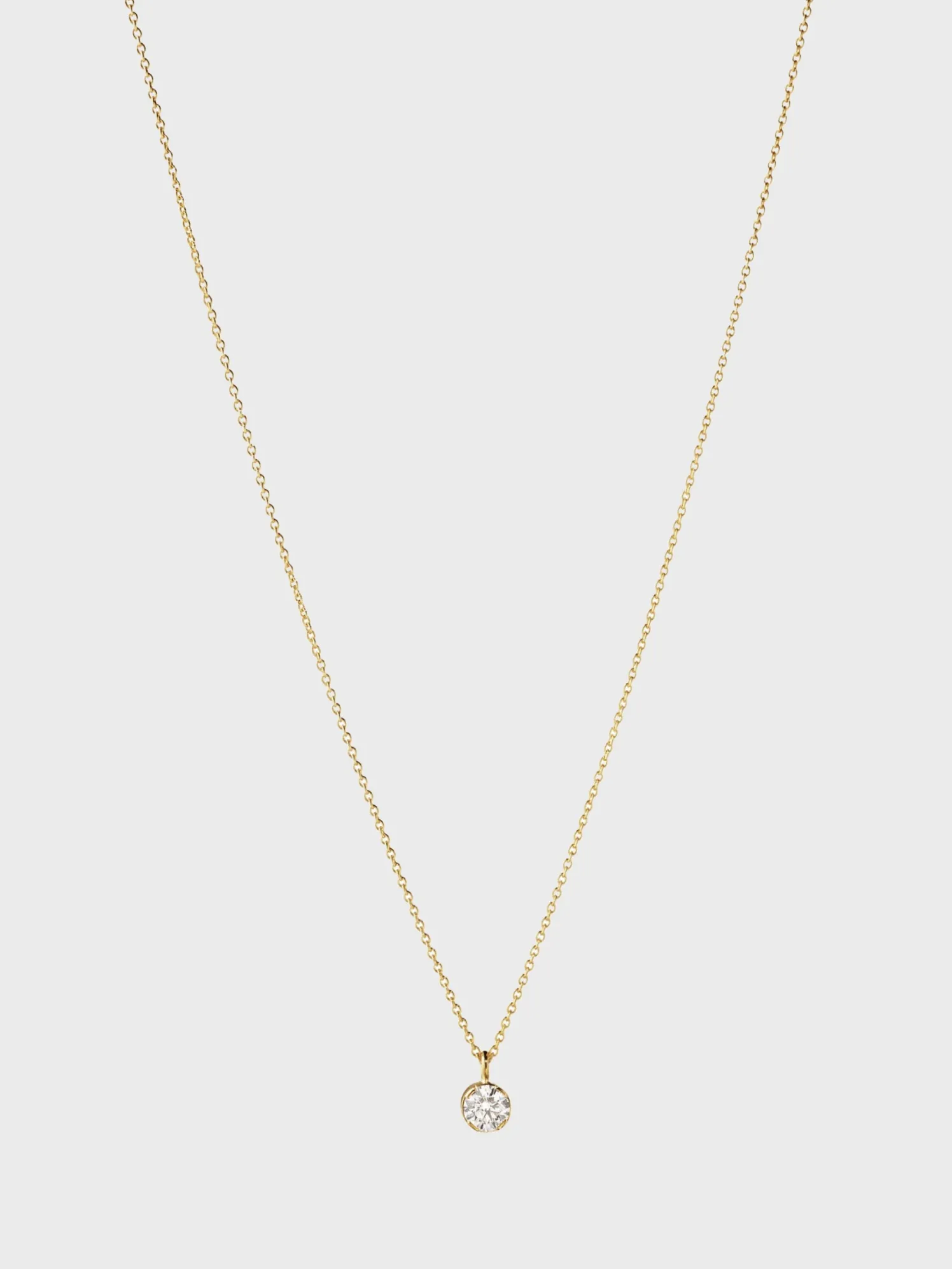 Lily Diamant Simple Halskæde
