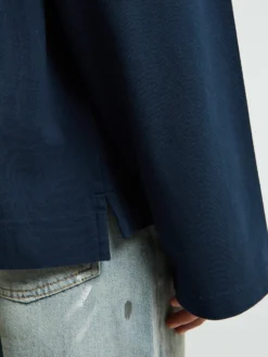 Logo Crewneck i Deep Blue