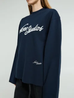 Logo Crewneck i Deep Blue