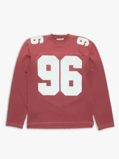 Logo Jersey T-shirt i Falmet Rød