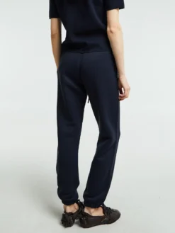 Logo Patch Cotton Fleece Track Pants