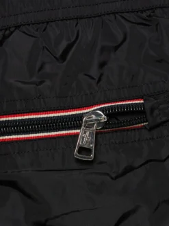 Logo Patch Swim Shorts i Sort