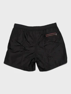 Logo Patch Swim Shorts i Sort
