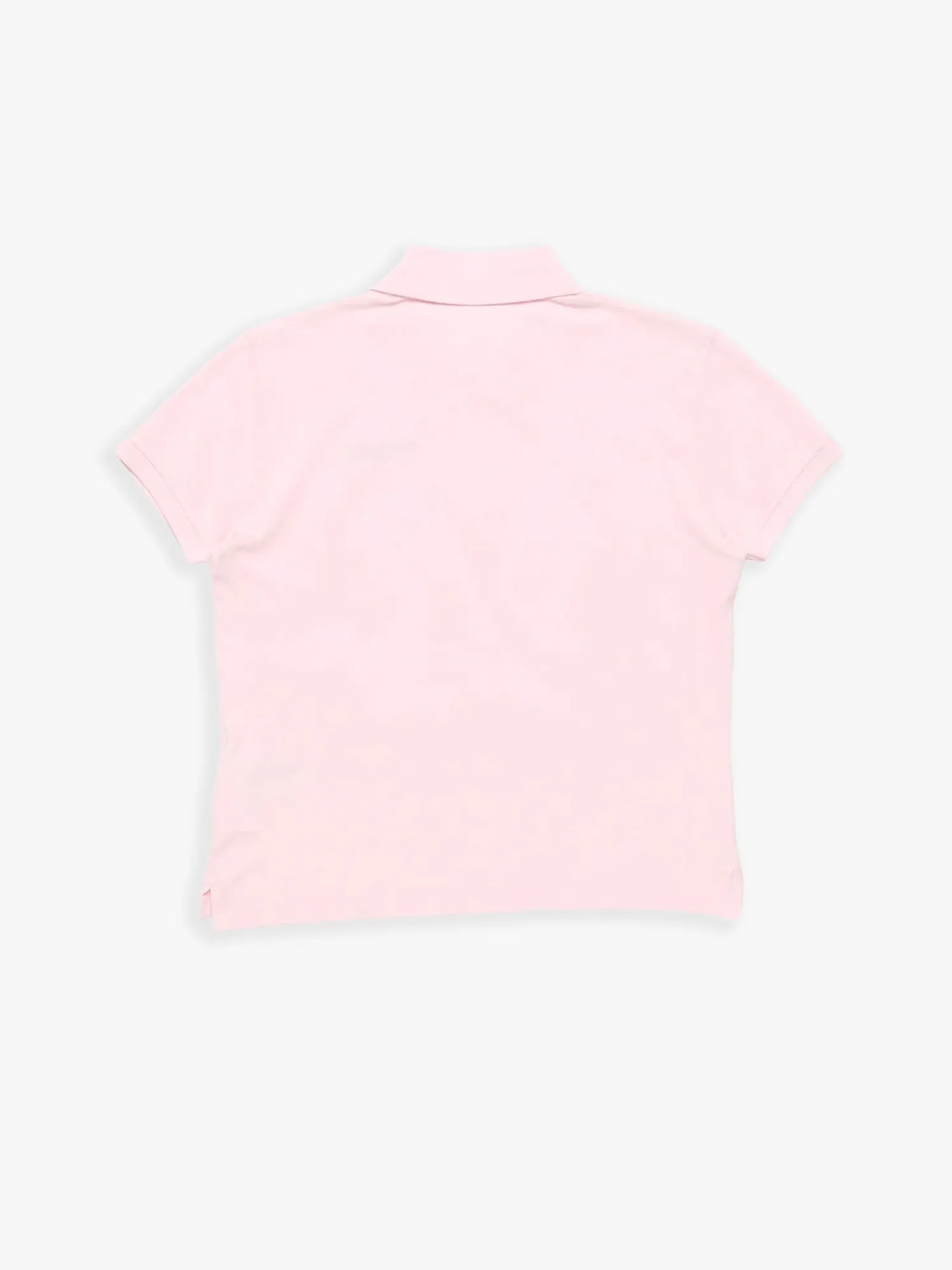 Logo Polo T-shirt i Pale Pink
