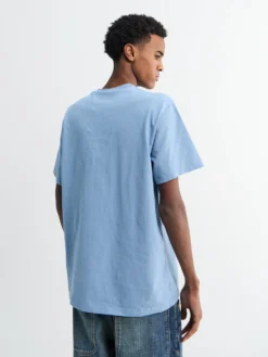 Logo T-shirt i Blå