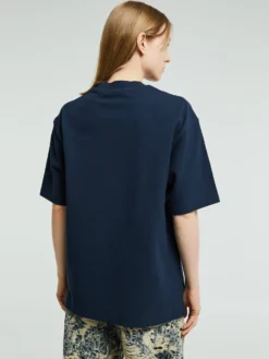 Logo T-shirt i Deep Blue