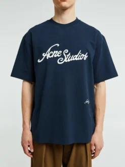 Logo T-shirt i Deep Blue