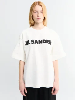 Logo T-Shirt i Hvid