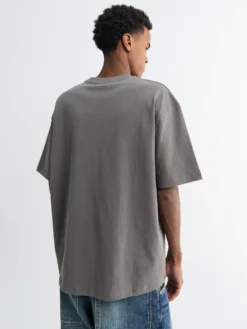 Logo T-shirt i koksgrå