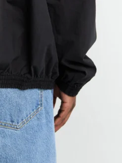 Logo Zipper Jacket i Sort