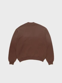 Logo Zip Sweatshirt i Chokoladebrun