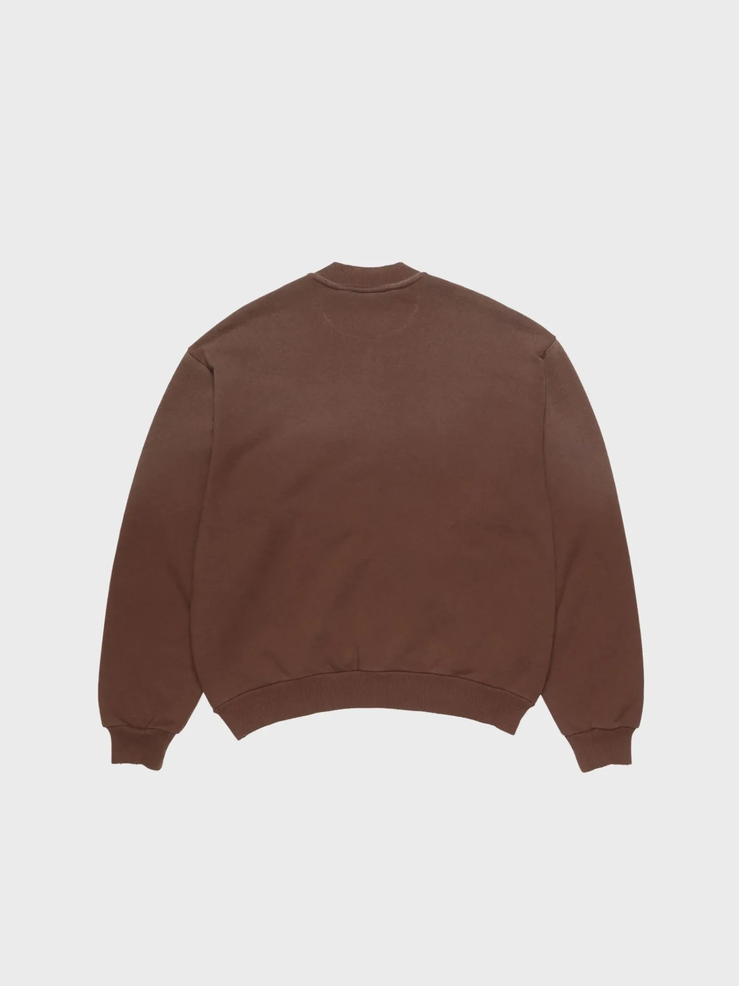 Logo Zip Sweatshirt i Chokoladebrun