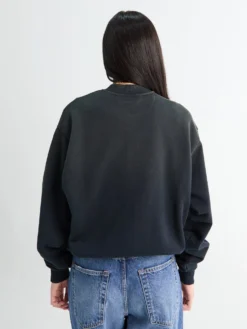 Logo Zip Sweatshirt i Sort