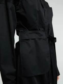 Long Shirt Dress i Black