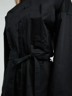 Long Shirt Dress i Black