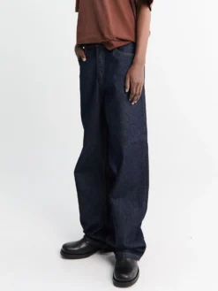 Loose Fit Jeans i Indigo