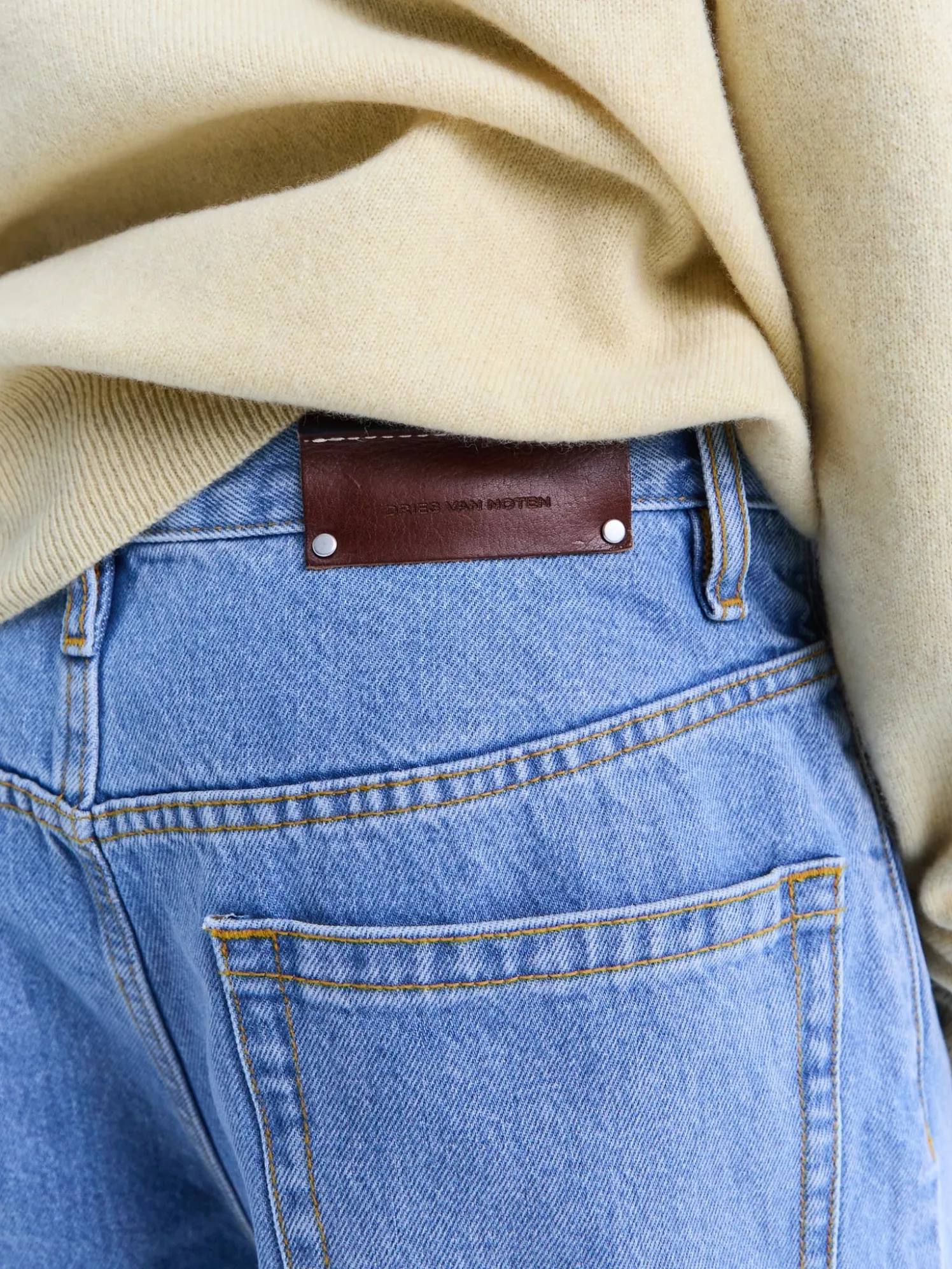 Loose Fit Jeans i Lyseblå