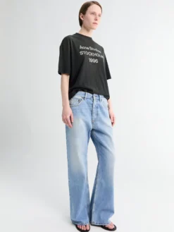 2021 Loose Fit Jeans i Lyseblå Vintage