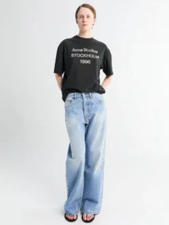 2021 Loose Fit Jeans i Lyseblå Vintage