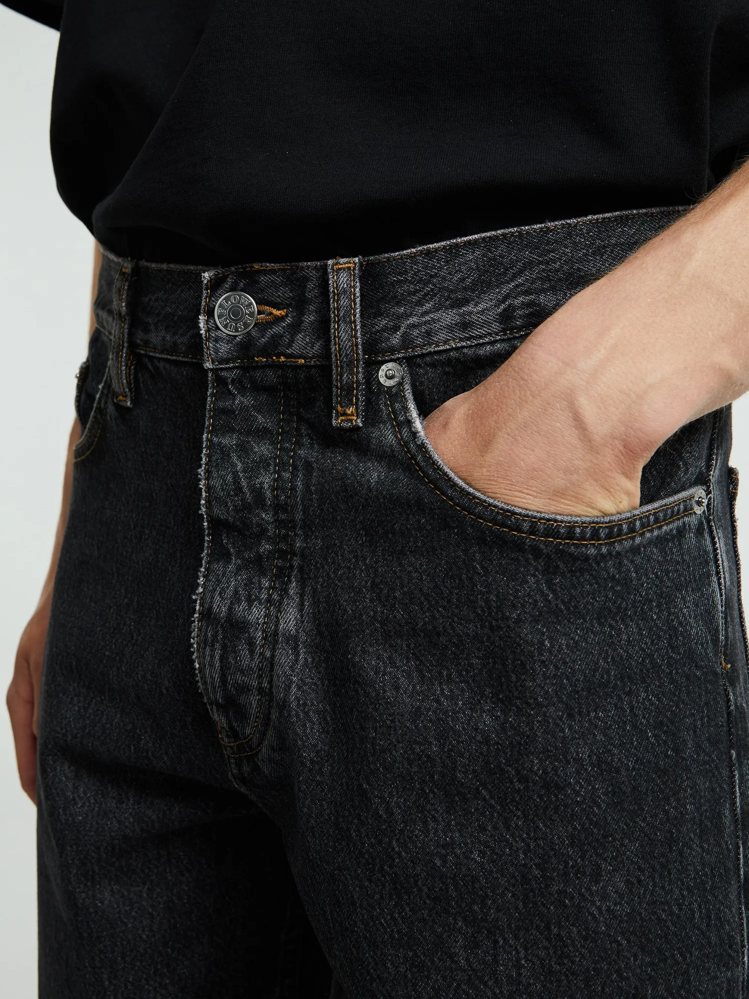 Loose Jeans i Black Stone