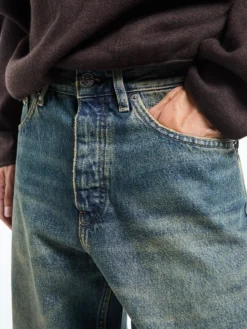 Loose Jeans i Dirty Blue