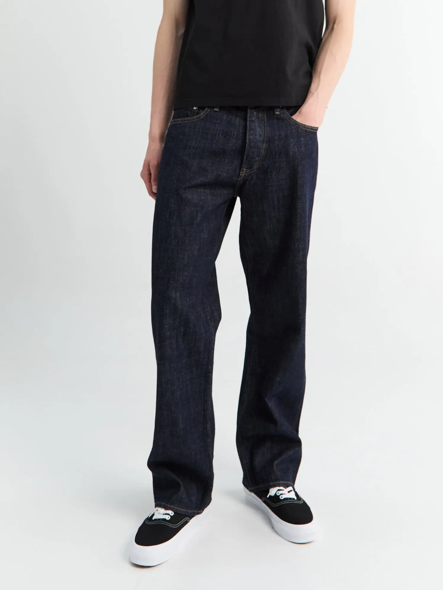 Loose Jeans i Simple Rinse Blue